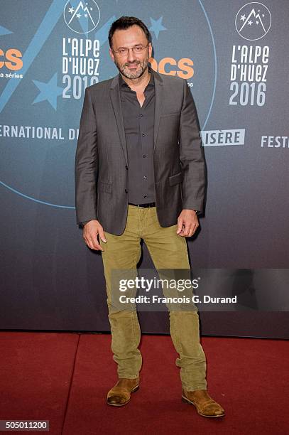 Frederic Lopez attends the 18th L'Alpe D'Huez International Comedy Film Festival on January 14, 2016 in Alpe d'Huez, France.