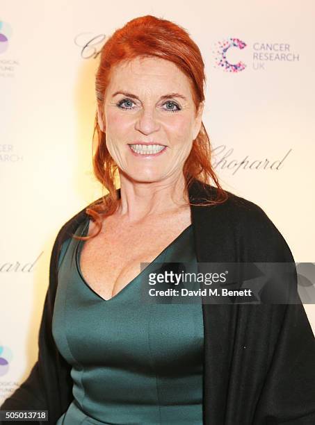 Sarah Ferguson, Duchess of York, attends The Lady Garden Gala hosted by Chopard in aid of Silent No More Gynaecological Cancer Fund and Cancer...