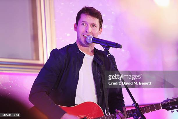 James Blunt performs at The Lady Garden Gala hosted by Chopard in aid of Silent No More Gynaecological Cancer Fund and Cancer Research UK at...