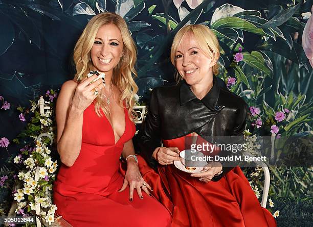Jenny Halpern Prince and Sally Greene attend The Lady Garden Gala hosted by Chopard in aid of Silent No More Gynaecological Cancer Fund and Cancer...