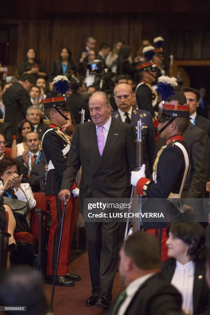 GUATEMALA-INAUGURATION-MORALES-JUAN CARLOS I