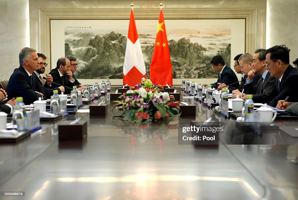 Swiss Foreign Minister Visits China