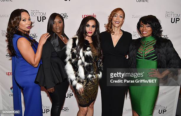 Chrystale Wilson, Kim Smedley, Sara Stokes, Christine Beatty, and Staci Jae Johnson attend From the Bottom Up presented by Centric at Ventanas on...