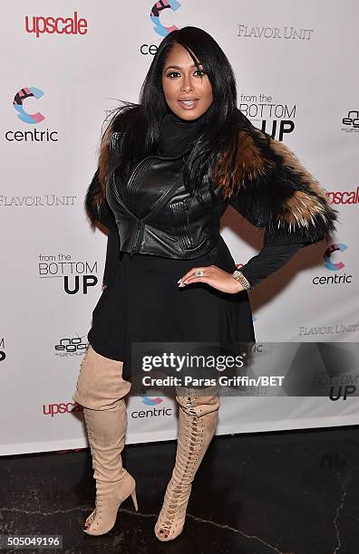 Althea Heart attends From the Bottom Up presented by Centric at Ventanas on January 14, 2016 in Atlanta, Georgia.