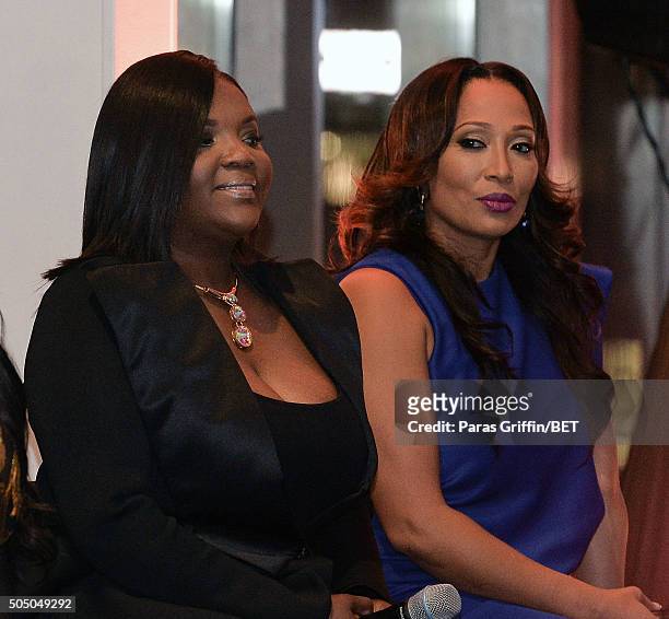 Kim Smedley and Chrystale Wilson attends From the Bottom Up presented by Centric at Ventanas on January 14, 2016 in Atlanta, Georgia.
