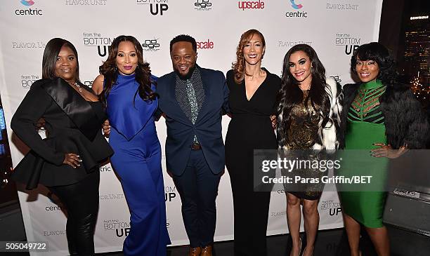 Kim Smedley, Chrystale Wilson, Satchel Jester, Christine Beatty, Sara Stokes, and Stacii Jae Johnson attend "From the Bottom Up" Presented by Centric...