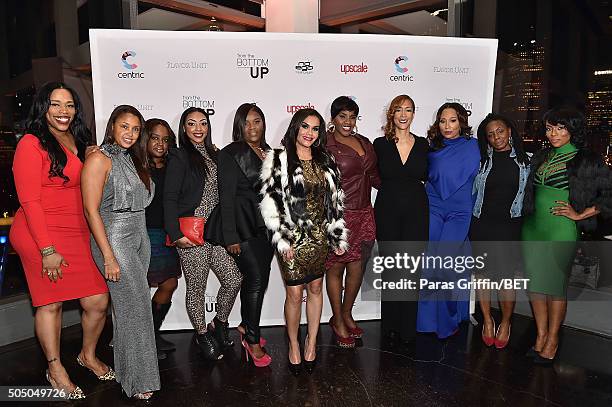 Nicci Gilbert, Luchia Ashe, Yaneley Arty, Kim Smedley, Sara Stokes, Kelly Price, Christine Beatty, Chrystale Wilson, and Stacii Jae Johnson attend...