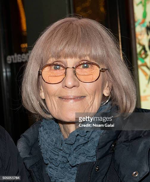 Margery Harnick attends "Noises Off" Broadway opening night at American Airlines Theatre on January 14, 2016 in New York City.