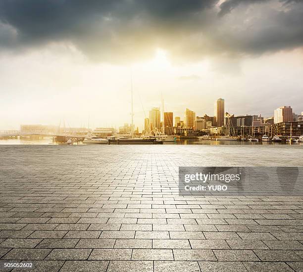 auckland sunset - new zealand road stock pictures, royalty-free photos & images