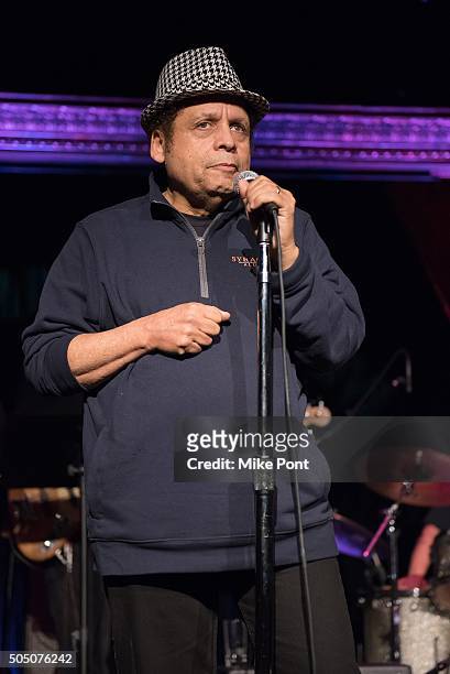 Singer Garland Jeffreys performs during the Velvet Underground Lou Reed Benefit Tribute 50th Anniversary Celebration of the Arts at The Cutting Room...
