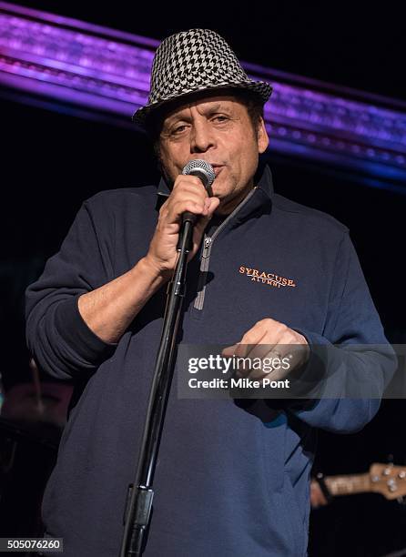 Singer Garland Jeffreys performs during the Velvet Underground Lou Reed Benefit Tribute 50th Anniversary Celebration of the Arts at The Cutting Room...