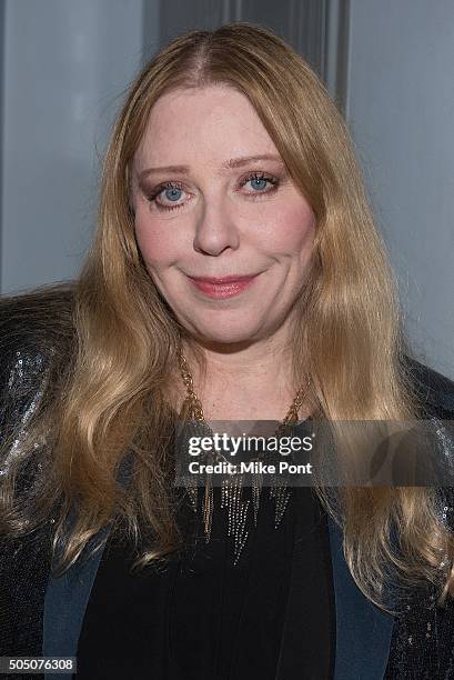 Singer Bebe Buell attends the Velvet Underground Lou Reed Benefit Tribute 50th Anniversary Celebration of the Arts at The Cutting Room on January 14,...