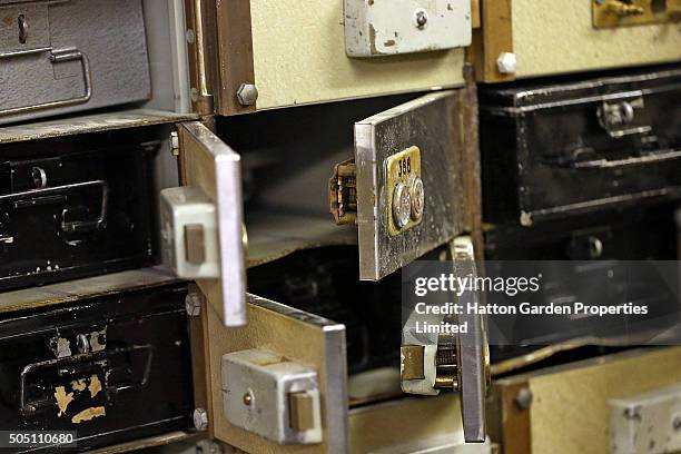 Hatton Box Inside The Vaults After The Hatton Garden Heist Photos and Premium High ...