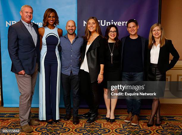 NBCUniversal Press Tour, January 2016 -- Oxygen Media's "Quit Your Day Job" -- Pictured: Philip D. Segal, Executive Producer; Lauren Maillian,...