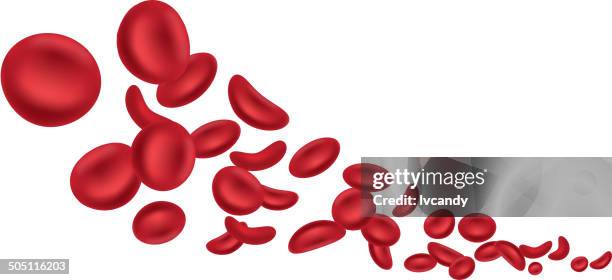 blood cells - red blood cells stock illustrations