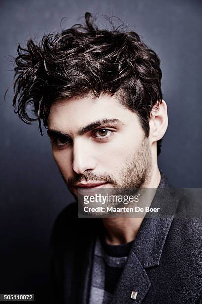 Matthew Daddario of ABC Networks FREEFORMS's 'Shadowhunters: The Mortal Instruments' poses in the Getty Images Portrait Studio at the 2016 Winter...