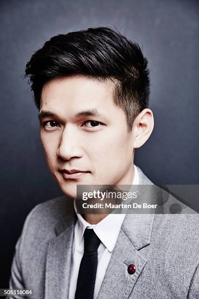 Harry Shum Jr. Of ABC Networks FREEFORMS's 'Shadowhunters: The Mortal Instruments' poses in the Getty Images Portrait Studio at the 2016 Winter...