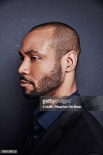 Isaiah Mustafa of ABC Networks FREEFORMS's 'Shadowhunters: The Mortal Instruments' poses in the Getty Images Portrait Studio at the 2016 Winter...