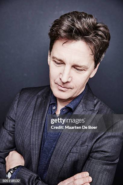 Andrew McCarthy of ABC's 'The Family' poses in the Getty Images Portrait Studio at the 2016 Winter Television Critics Association press tour at the...