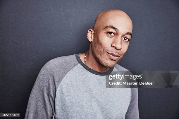 James Lesure of ABC Network's 'Uncle Buck' poses in the Getty Images Portrait Studio at the 2016 Winter Television Critics Association press tour at...