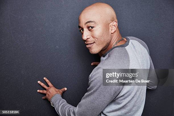 James Lesure of ABC Network's 'Uncle Buck' poses in the Getty Images Portrait Studio at the 2016 Winter Television Critics Association press tour at...