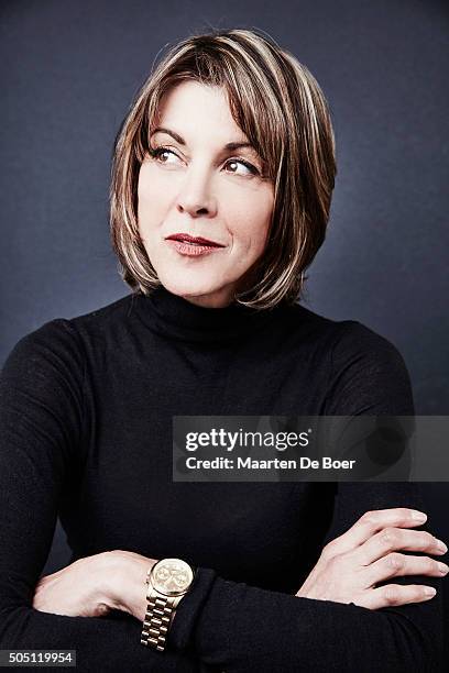 Wendie Malick of CBS's 'Rush Hour' poses in the Getty Images Portrait Studio at the 2016 Winter Television Critics Association press tour at the...