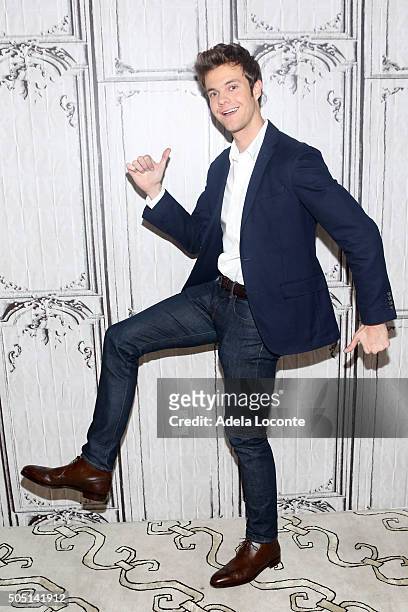 Jack Quaid attends at AOL Studios In New York on January 15, 2016 in New York City.
