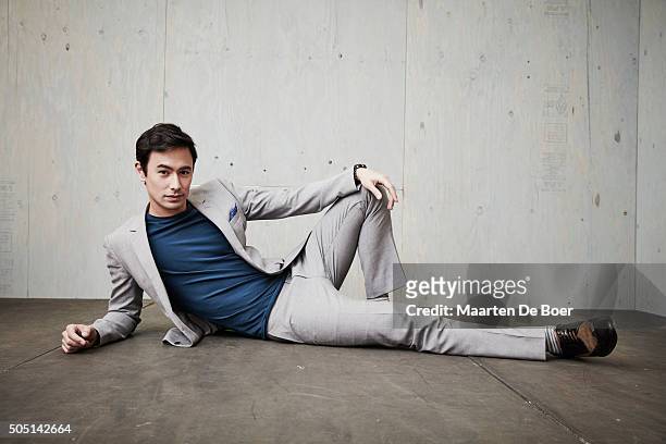 George Young of CW's 'Containment' poses in the Getty Images Portrait Studio at the 2016 Winter Television Critics Association press tour at the...