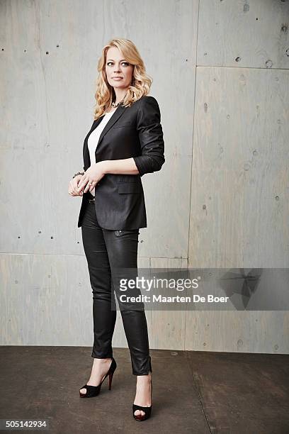 Jeri Ryan of Amazon's 'Bosch' poses in the Getty Images Portrait Studio at the 2016 Winter Television Critics Association press tour at the Langham...