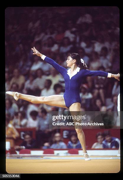 Walt Disney Television via Getty Images SPORTS - 1976 SUMMER OLYMPICS - Women's Gymnastics - The 1976 Summer Olympic Games aired on the Walt Disney...