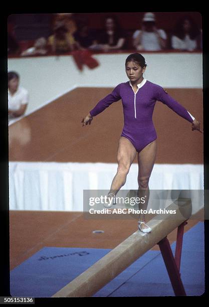 Walt Disney Television via Getty Images SPORTS - 1976 SUMMER OLYMPICS - Women's Gymnastics - The 1976 Summer Olympic Games aired on the Walt Disney...