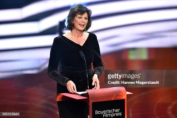 Ilse Aigner during the Bavarian Film Award 2016 show at Prinzregententheater on January 15, 2016 in Munich, Germany.