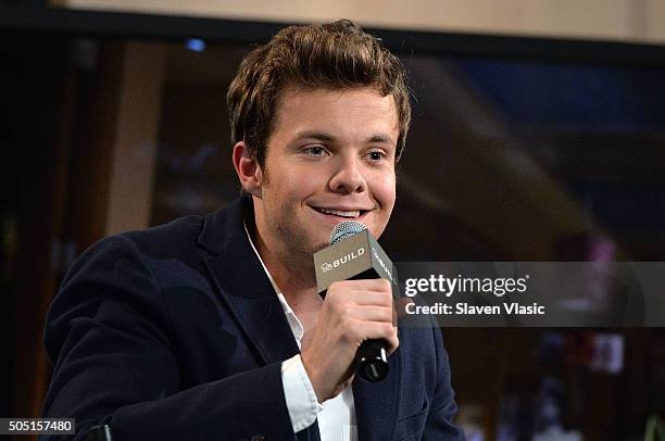 Actor Jack Quaid visits AOL Build Speaker Series to discuss the new HBO drama "Vinyl" at AOL Studios In New York on January 15, 2016 in New York City.