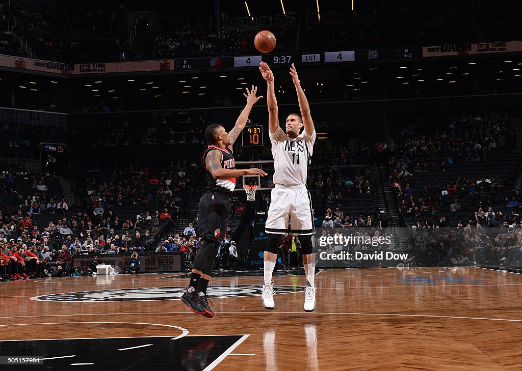 Portland Trail Blazers v Brooklyn Nets