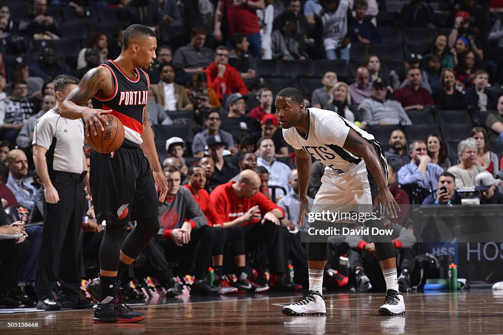 Portland Trail Blazers v Brooklyn Nets