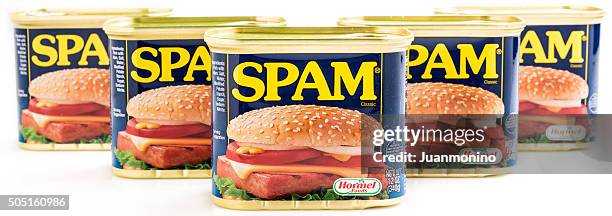 spam - spam stockfoto's en -beelden