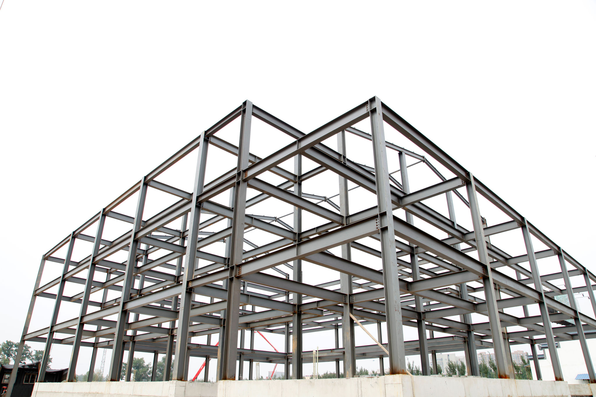 Steel frame structure Steel frame structure