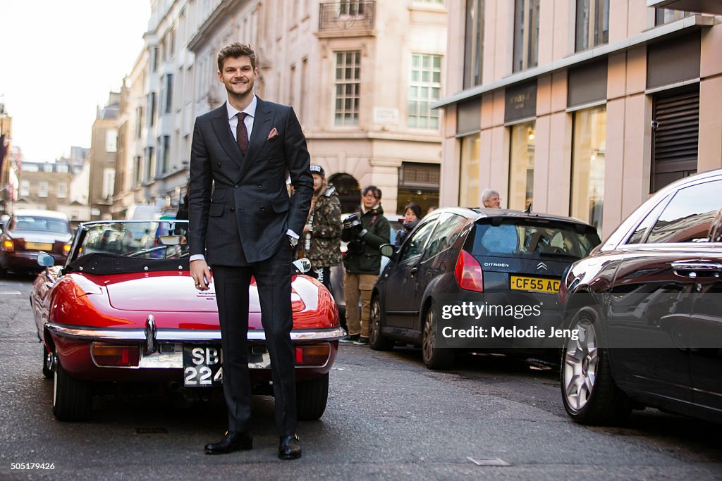 Street Style - London Collections Men AW16