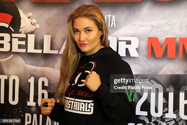 The young Russian Thai boxing star Anastasia Yankova. Oktagon Kickboxing President Carlo Di Blasi was joined in Turin this afternoon by several of...