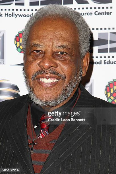 Actor Sy Richardson arrives at the opening night of the 22nd Annual African American Film Marketplace at Harmony Gold Theatre on January 15, 2016 in...