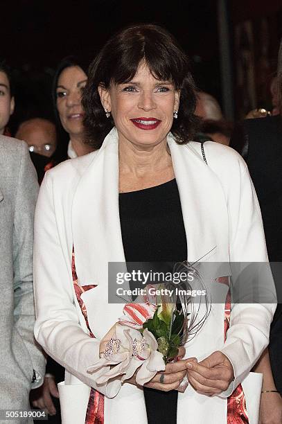 Princess Stephanie of Monaco attends the 40th International Circus Festival on January 15, 2016 in Monaco, Monaco.