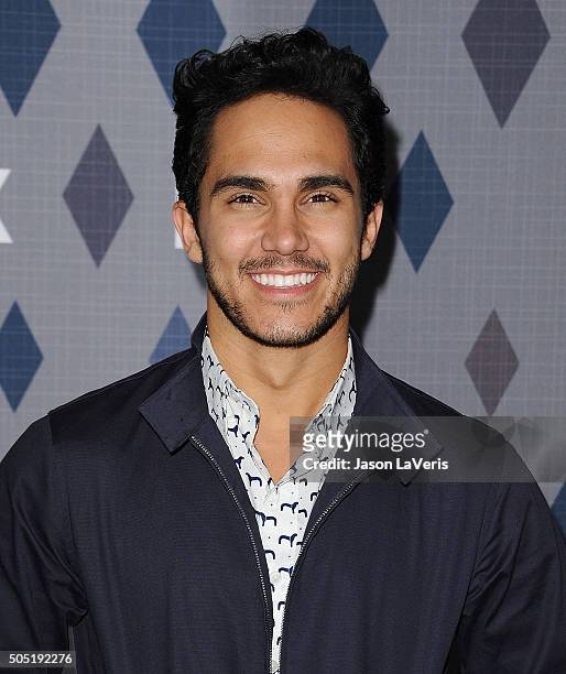 Actor Carlos PenaVega attends the FOX winter TCA 2016 All-Star party at The Langham Huntington Hotel and Spa on January 15, 2016 in Pasadena,...