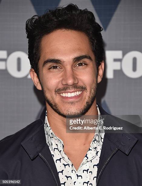 Actor Carlos PenaVega attends the FOX Winter TCA 2016 All-Star Party at The Langham Huntington Hotel and Spa on January 15, 2016 in Pasadena,...