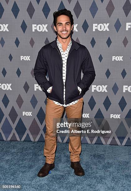Actor Carlos PenaVega attends the FOX Winter TCA 2016 All-Star Party at The Langham Huntington Hotel and Spa on January 15, 2016 in Pasadena,...