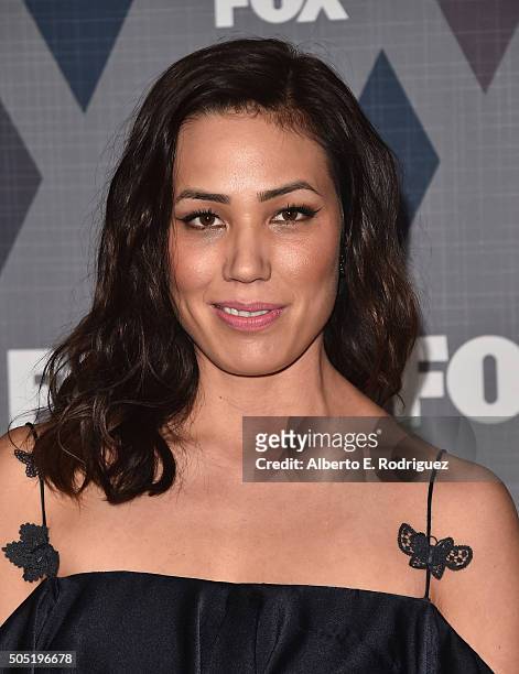 Actress Michaela Conlin attends the FOX Winter TCA 2016 All-Star Party at The Langham Huntington Hotel and Spa on January 15, 2016 in Pasadena,...