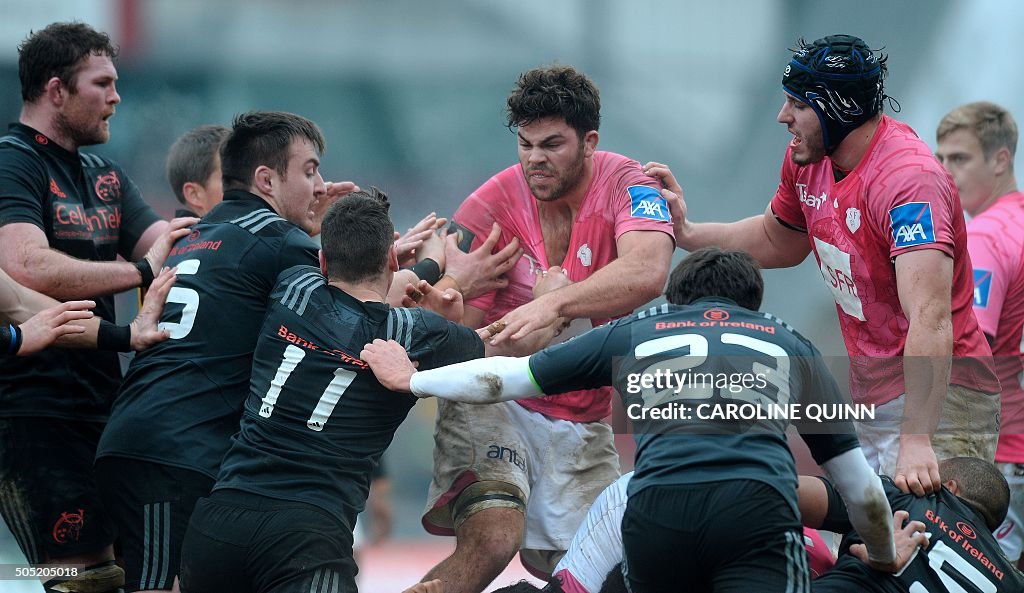 RUGBYU-EUR-CUP-MUNSTER-STADE FRANCAIS