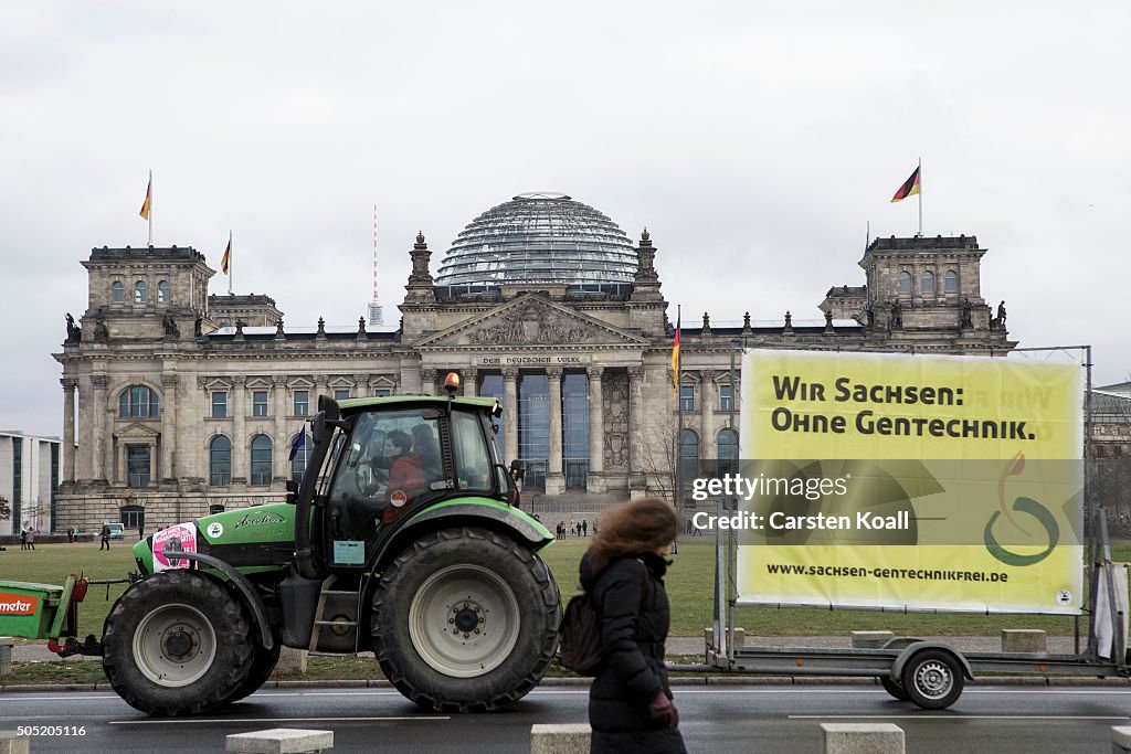 Farmers Protest Against Industrial Agriculture