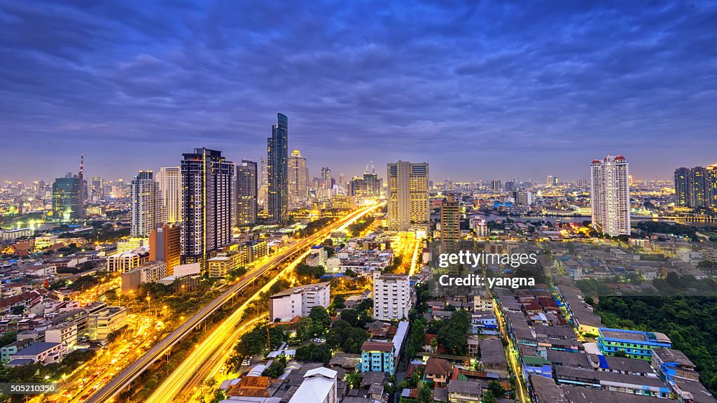 Skyline di Bangkok