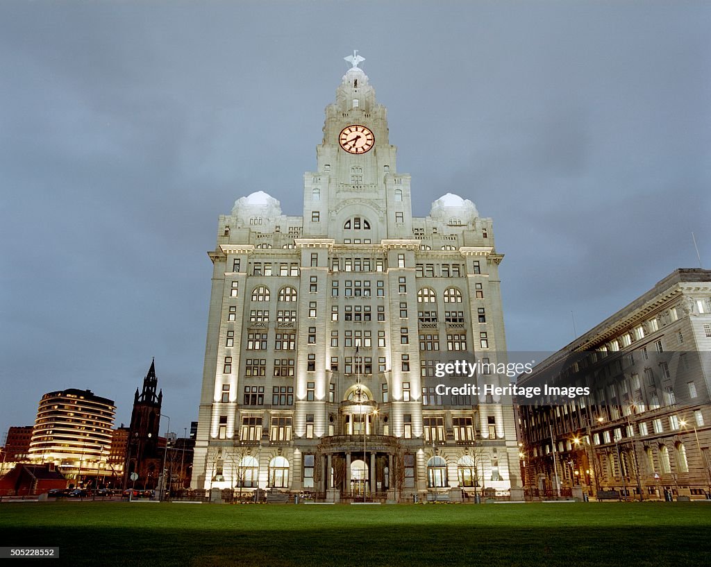 The Royal Liver Building, Liverpool, Merseyside, circa 2000s