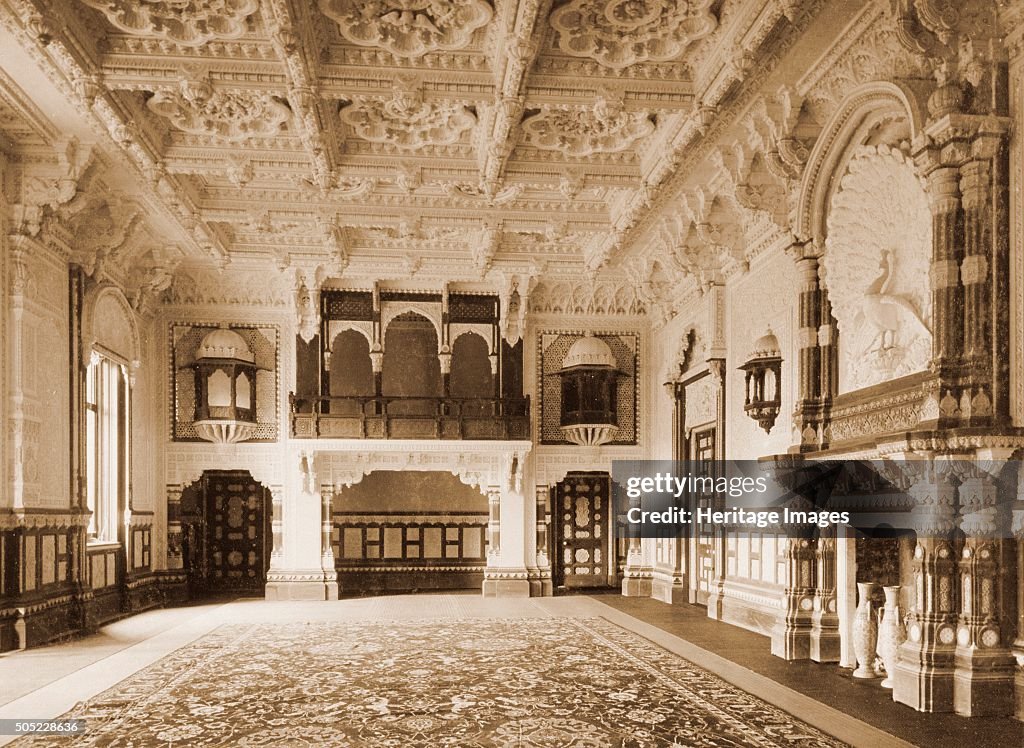 Indian Durbar Room, Osborne House, Isle of Wight, 28 July 1892.... News  Photo - Getty Images